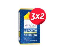 Pack 3X2 Curcuma 10.000Mg. 40Cap. Estado Puro de Tongil..