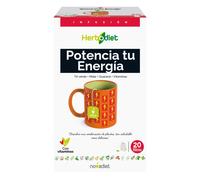 Pack 3x2 Herbodiet Potencia Tu Energia Envase de 20 bolsitas filtro de 1,5 g. de Novadiet