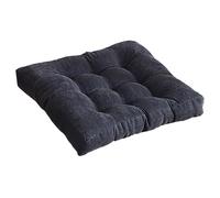 Pack 4/3/2/1 x Cojines para Sillas de Exterior e Interior Reversibles, Cojines de Silla Cuadrado con Lazos, Asiento Tumbonas Patio Comedor Cocina Terraza Acolchado Almohadilla C 1pc 45 x 45 x 8 cm