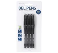 Pack 4 Bolígrafos Gel Tinta Negra - PLATINET