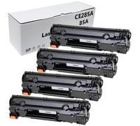 Pack 4 cartuchos de Toner compatible con HP CE285A 85A CE278A 78A CB435A 35A CB436A 36A para HP LaserJet P1102, P1102W, P1109, P1560, P1566, P1606DN, M1120, M1120N, M1214NFH, M1217NFW, M1522 MFP,
