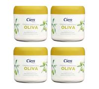 Pack 4 - Cien - Crema Corporal Hidratante Oliva 250 ml. Suavidad para tu piel. Pack 4
