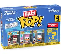 Funko Bitty Pop! Disney - Minnie Mouse (red Dress), Daisy Duck, Donald Duck Y una Minifigura Misteriosa Sorpresa - 0.9 Inch (2.2 Cm) Coleccionable- Repisa Apilable Incluida - Idea de Regalo