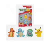 Pack 4 figuras pokemon iniciales de kanto