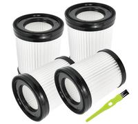 Pack 4 Filtros HEPA Lavables para Aspiradora Sin Cable, Recambios de Repuesto Compatibles con Lubluelu 202 Fabuletta FSV001 Girnoor G160 Oraimo OSV-102 Besswin W26 + Un Cepillo Verde