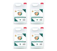Pack 4 garrafas 5L jabón de manos sin perfume - total 20 L - fórmula dermoprotectora con fragancia suave - higiene profesional para hoteles, gimnasios, colegios y baños compartidos - Vitacab