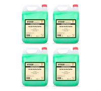 Pack 4 garrafas gel de ducha 5 litros - total 20 litros - fórmula pH neutro - aroma tropical Caribe - limpieza corporal en hoteles, gimnasios, colegios y alojamientos turísticos - Intercabo Cosmetics