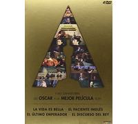 Pack 4 Mejores Películas Oscar: El Discurso Del Rey + El Paciente Inglés + El Último Emperador + La Vida Es Bella [DVD]