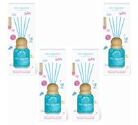 Pack 4 Mikados Don Algodón Aroma Baby - Ambientador de Varillas | +240 Días de Fragancia Suave | Difusor Natural | Ideal para Bebés, Hogar y Regalo de Nacimiento