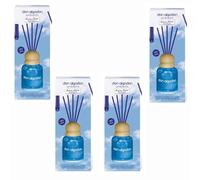 Pack 4 Mikados Don Algodón Aroma Clásico - Ambientador de Varillas | +60 Días de Fragancia cada mikado | Hogar, Baño y Oficina | Difusor Natural con Varitas - Decorativo y Duradero