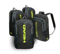 PACK 4 MOCHILAS HEAD BASE Backpack 17L Negro/Amarillo