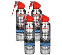 Pack 4 Nigrin Spray Silicona Lubricante Trennmittel Gleitmittel 2 L