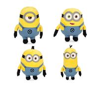 Pack 4 Peluches Minions Gru 20 cms