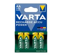 Pack 4 pilas recargables aa varta