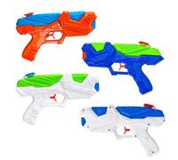 Pack 4 Pistolas de Agua Grandes, 24,5 x 14 cm