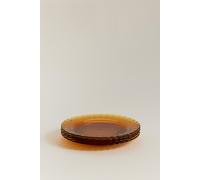 Pack 4 platos postre Duralex® vidrio color ámbar 21 cm NARANJA M