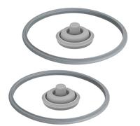 Pack 4 Repuestos para Olla a Presión WMF Perfect Plus y Perfect - Incluye 2x Gomas de Sellado (Ø22 cm) + 2x Juntas para Válvula, Tapa, Olla Express y Mango - Compatible con Modelos de 2,5L a 8,5L