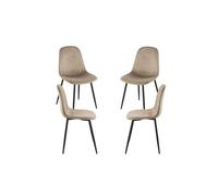 RegalosMiguel Pack 4 Sillas Boide - Beige