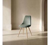 Pack 4 sillas devon tapizada verde