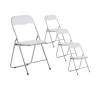 Pack 4 Sillas Plegables Acolchadas Basic 44x46x79cm 7house