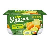 (PACK 4 Und.) 4X100gr. Especialidad de soja SOJASUN DIFERENTES SABORES (PRODUCTO REFRIGERADO) (MANDARINA LIMA)