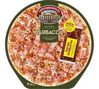 (PACK 4 Und.) Pizza fresca de jamón y queso cocida al horno de piedra CASA TARRADELLAS 405 g. (BARBACOA)