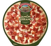 (PACK 4 Und.) Pizza fresca de jamón y queso cocida al horno de piedra CASA TARRADELLAS 405 g. (JAMON SERRANO)