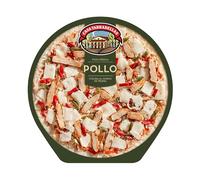 (PACK 4 Und.) Pizza fresca de jamón y queso cocida al horno de piedra CASA TARRADELLAS 405 g. (POLLO)