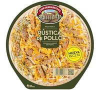 (PACK 4 Und.) Pizza fresca de jamón y queso cocida al horno de piedra CASA TARRADELLAS 405 g. (POLLO BACON)