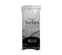 PACK 4 VELAS BANCAS