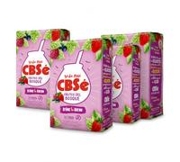 Pack 4 Yerba Mate Frutos del Bosque CBSe 500 g, 2 kg total, yerba mate con palo y perfil afrutado, con rosa mosqueta arándano frambuesa cereza y fresa, sin gluten, para mate y tereré.