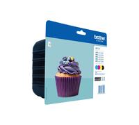 Pack 4x Cartuchos de Tinta LC-123VALBP (Negro Azul Amarillo y Magenta) - Brother