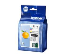 Pack 4x Cartuchos de Tinta LC-3211 (Negro Azul Magenta y Amarillo) - BROTHER