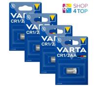Pack 4x Varta CR1/2AA 3V Baterías Litio CR14250 6127 BR14250