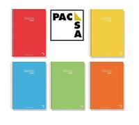 PACK 5 BLOC 4º 80H 90G PAUTA 2.5 T.DURA COLORES SURTIDOS