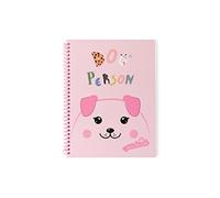 Pack 5 Block Tapa Forrada tamaño A4 de 80 hojas 1 Raya Dog Person Girl