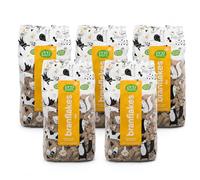 Pack 5 Branflakes EcoBasics Bio 375 g, 1,875 kg total, cereales integrales con salvado de trigo, ricos en fibra, para desayuno con leche, yogur o bebida vegetal