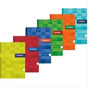 Pack 5 Cuadernos Libretas Grapadas Tapa Blanda A5 90 gramos 48 Hojas Milimetrado 46 Campus