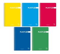 Pack 5 Cuadernos Pacsa Plastipac Multicolor Din A4 80 Hojas