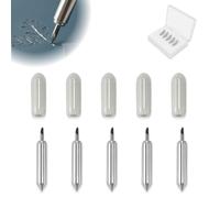 Pack 5 Cuchillas de Corte 45° de Acero Tungsteno, Cuchillas de Repuesto Compatibles con Cricut Joy, Cuchillas para Vinilo Papel Cartulina Tela Pegatinas Scrapbooking Manualidades DIY Máquina de Corte