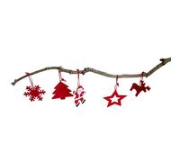 Pack 5 Figuras Fieltro C/Cordon Navidad Surt