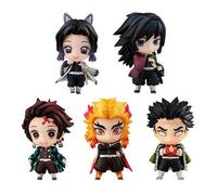 Pack 5 figuras megahouse demon slayer kimetsu no yaiba sailor tanjiro & the hashira set a