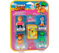 Stumble Guys - Pack 4 figuras + figura misteriosa (varios modelos)