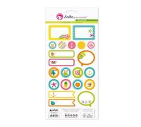 Pack 5 Hojas Pegatinas 15X32 Cm Papel Mi Paraiso 17 Fsc Anita