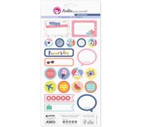 Pack 5 Hojas Pegatinas 15X32 Cm Papel Momentos Fsc Anita