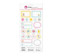 Pack 5 Hojas Pegatinas 15X32 Cm Papel Nuestra Peque 19 Fsc Anita