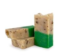 Pack 5 Jabón natural de Aloe vera y Rosa mosqueta - Nutre, hidrata y regenera pieles secas y arrugadas - Cara y cuerpo