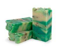 Pack 5 Jabón natural de Romero - Regula el exceso de grasa sin resecar la piel - Indicado para después de hacer deporte - Especial adolescentes