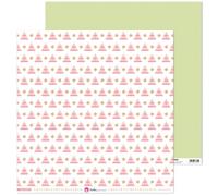 Pack 5 Papeles Decorados 12X12" 180 G Apilables Rosa Bebe 17 Fsc Anita