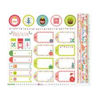 Pack 5 Papeles Decorados 12X12" 180 G Arbol Felices Fiestas Fsc Anita